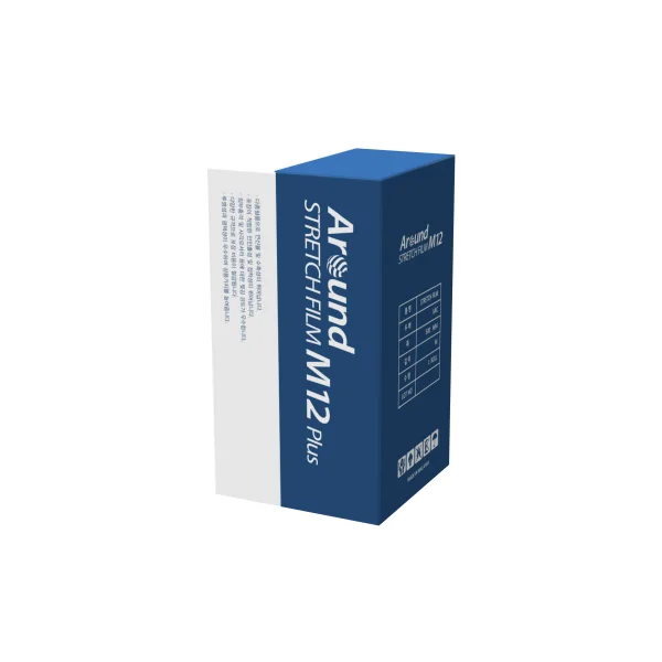 Around Stretch Film for Industrial Use 0.012Tx500mmx2500M, LLDPE, Clear, Automatic, High Performance