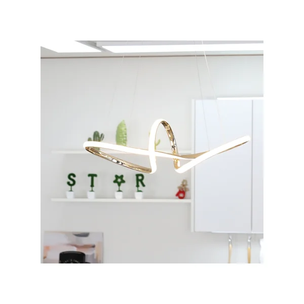 [KORYOIN] LED Pendant - Ribbon LED Pendant - 40W Gold Bulb 3.0K KS