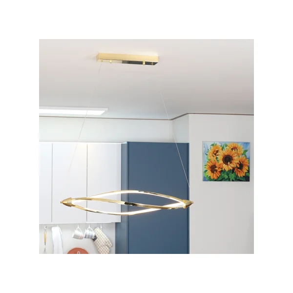 [KORYOIN] LED Pendant - Pendant LED Curve - 40W Gold Bulb 3.0K KS