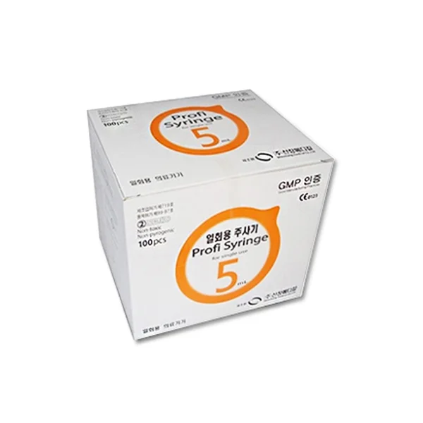 SHINCHANG MEDICAL Disposable Syringe 5cc (23G, 1 inch, 100 pcs)