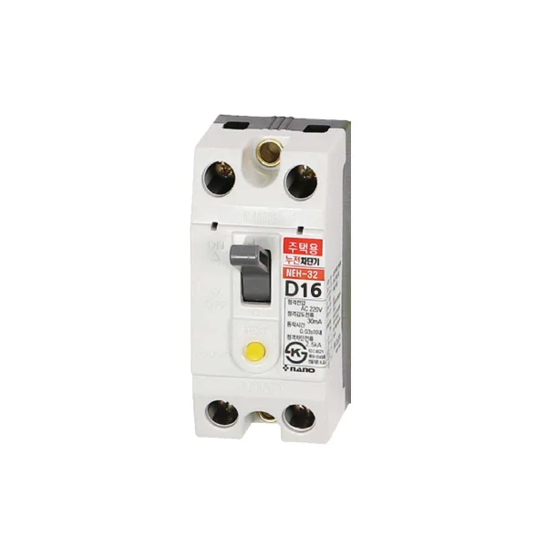 [NANO ELECTRIC] Residential Earth Leakage Circuit Breaker Type D NEH - 32 16A