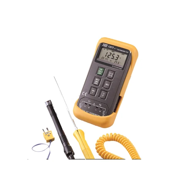 TES Digital Thermometer (Sensor Sold Separately) K/ J Dual (Output Type) TES - 1307 K: - 190°C to 1333°C/ J: - 190°C to 760°C (TES - 1307)