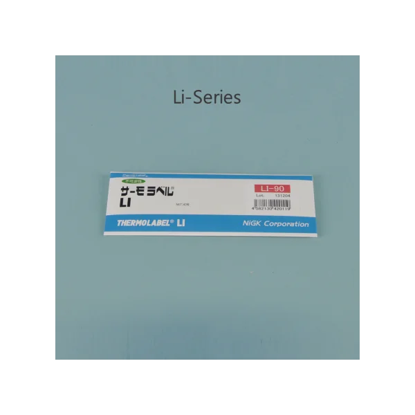 [NICHIYU] Temperature Sensing Tape LI - 60 (White to Green 60°C, ±2°C, 40 pcs/ PACK)