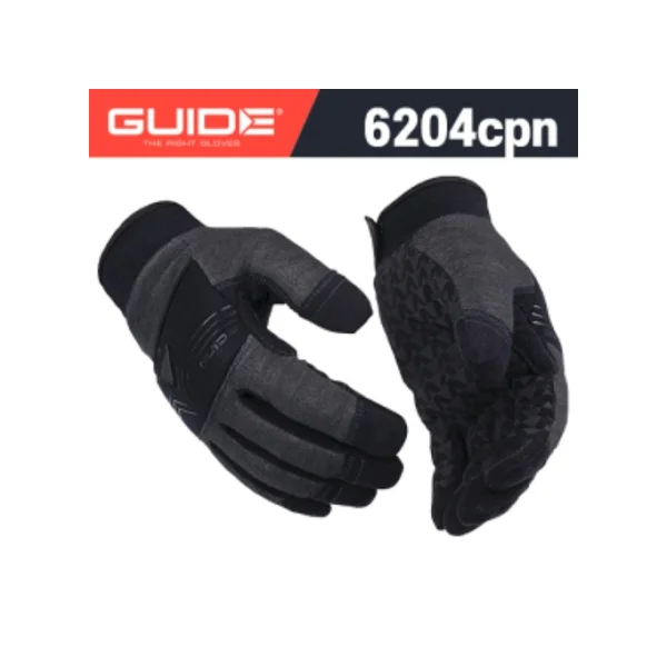 GUIDE GUIDE - 6204CPN Puncture - Resistant Gloves (Size 11/ Black+Gray)