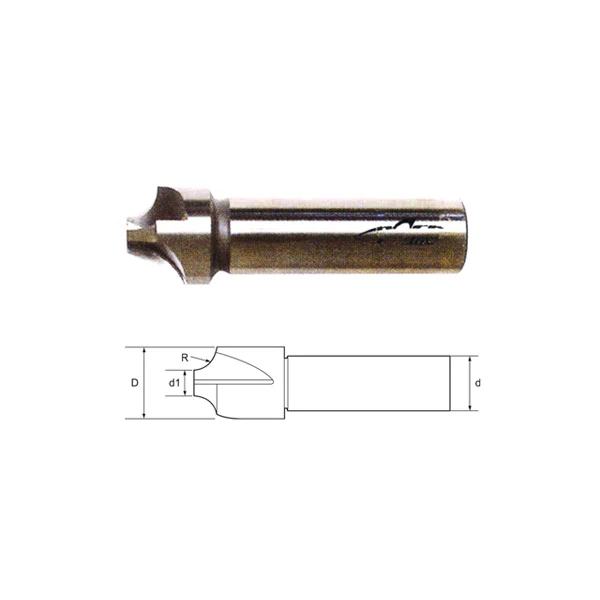 [TNC] Corner Rounding Cutter (D - Coating) CRC - 045