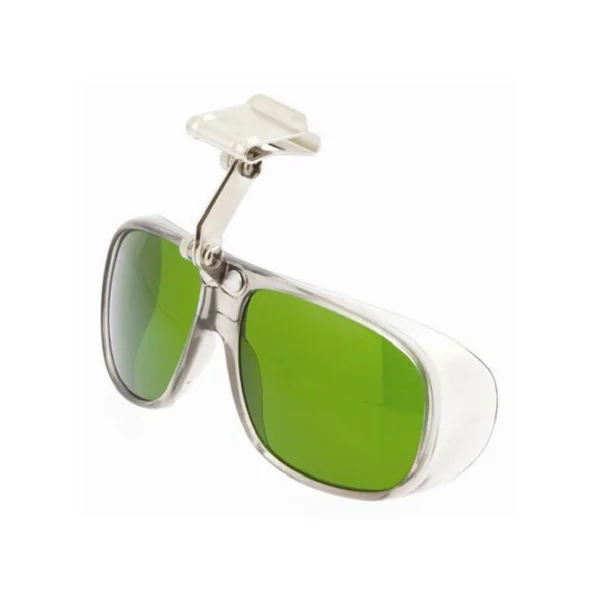 [MYUNGSHIN OPTICAL] Safety Helmet Mounted Goggles HPB #3.0 (Green, With Case/ Replaceable Lens)