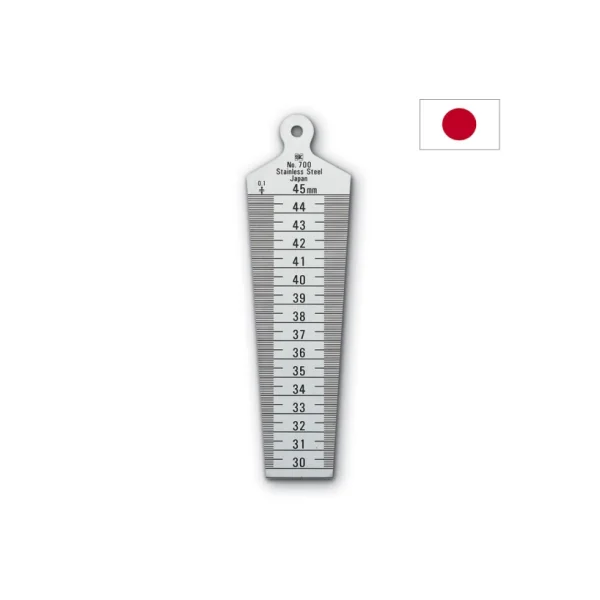 SK DEEP GAUGE STAINLESS STEEL (HEAT TREATED STEEL) 700 - C 30 - 45MM, THICKNESS - 1.2MM