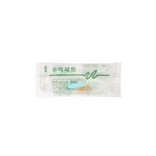 [DOOWON MEDITEC] IV Set (23G, 1 inch, Bottle/ Bag Compatible, 50 pcs, IV Set)