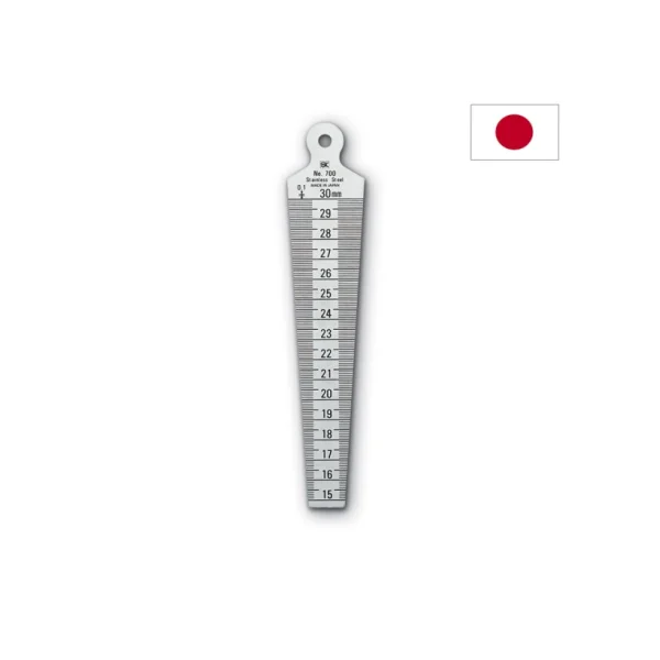 SK (Work Import) Depth Gauge Stainless Steel (Heat Treated Steel) 700 - B 15 - 30MM, Thickness - 1.2MM