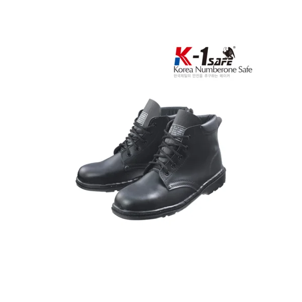 [K1 SAFE] 6 - inch Safety Shoes General 6/ HY - 6005 (Black, 295mm, K1/ Work Shoes)