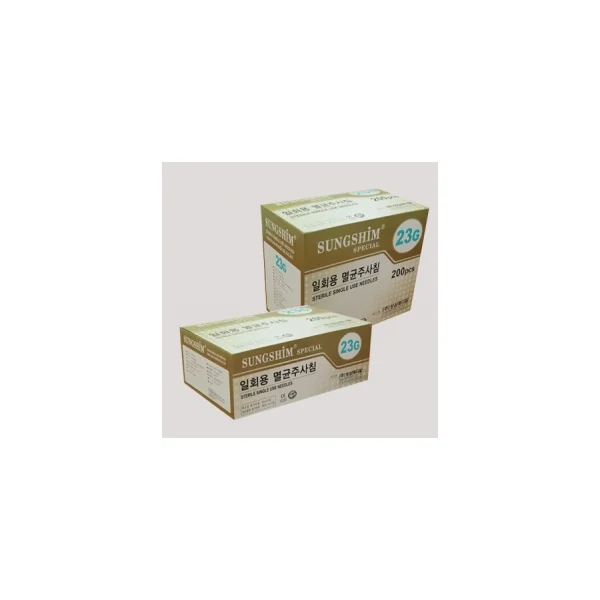 [SUNGSHIM MEDICAL] Disposable Needle 23G (90mm, Long Needle, 200 pcs/ PACK)