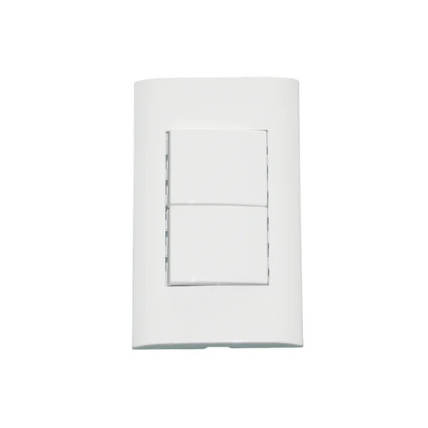 [DAEHAN E - LIGHT] Wide Recessed Switch (2 - Gang)