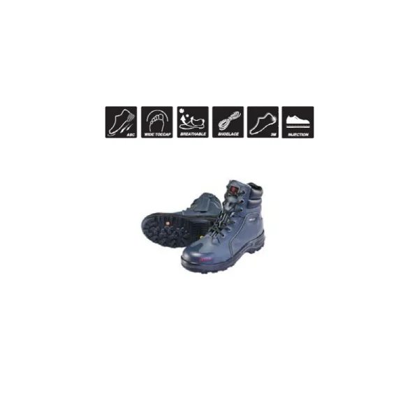 Wells 8 - inch Safety Shoes (WS - 851H/ 285mm/ Navy, 1 Pair)