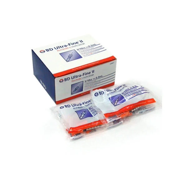 BD Insulin Syringe 0.3cc (21G, 8mm, 100 pcs, 328822)