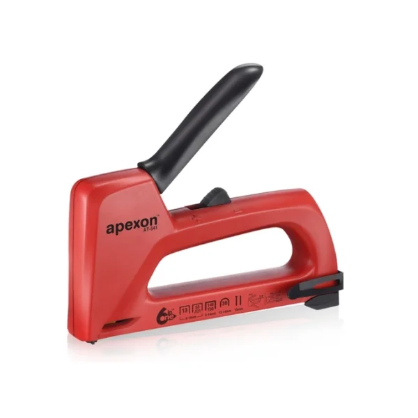 [APEXON] 6 - in - 1 Multi - function Staple Gun AT - 541 (Plastic Housing)