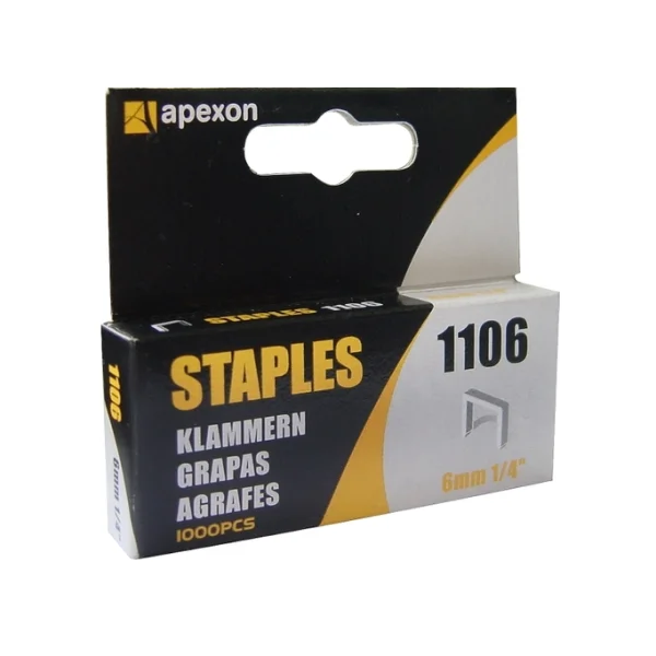 [APEXON] Staple Pin 1106 (10.6x6mm, 1000PCS/ BOX)
