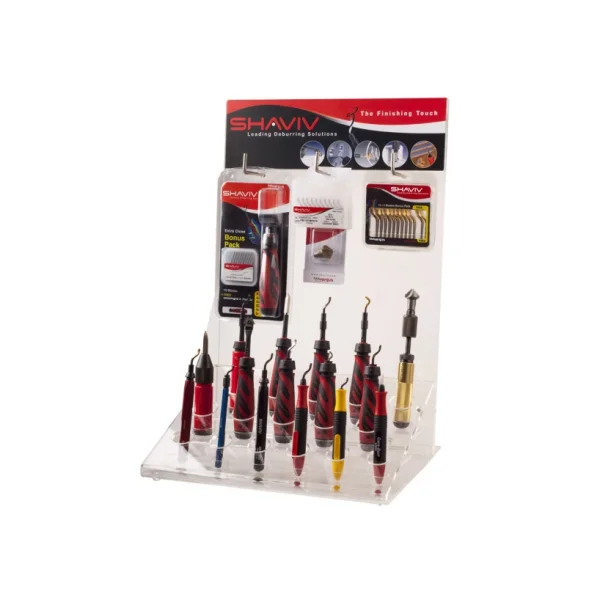 [SHAVIV] Deburring Tool Set (120PCS) SET - DK Shaviv Retail Display Kit (Includes Products)