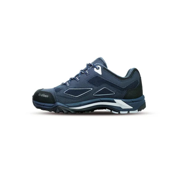 [ZIBEN] 4 - inch Safety Shoes ZB - 162 (Navy, 275mm, Encrotex Waterproof, Work Shoes)