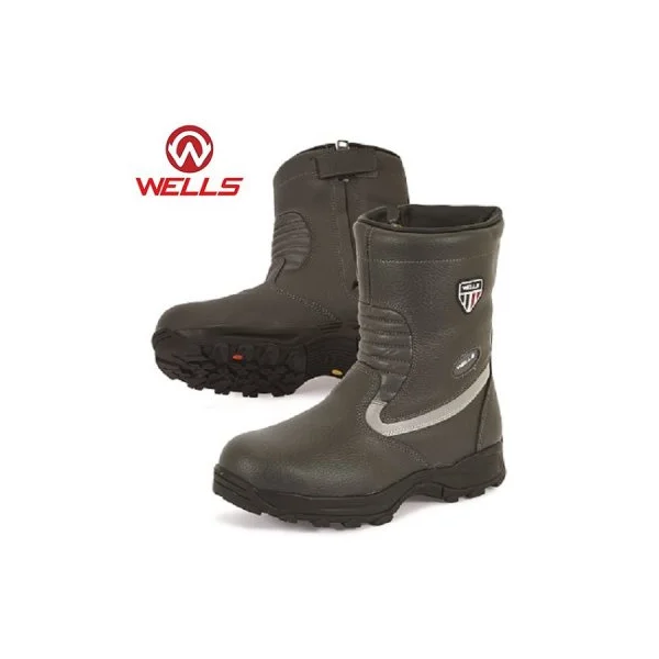 Wells 8 - inch Safety Shoes (WS - 800HA/ 290mm/ BLACK, 1 Pair)