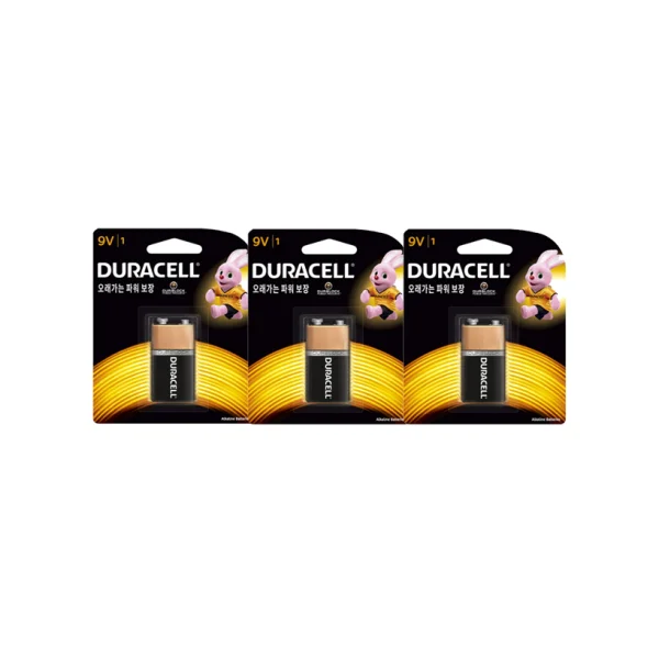 DURACELL 9V (6LF22) 3 - Pack Card
