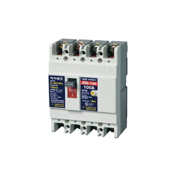 [JINHEUNG] Earth Leakage Circuit Breaker JEBS - 104H (50A, 14kA, 14 - pole, 934g)