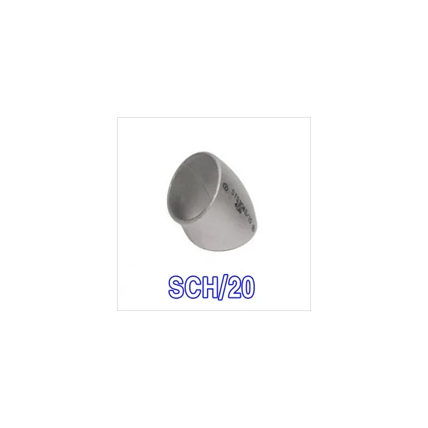 AJS HWAJIN Stainless Steel Welding Elbow 45° SCH/ 20 (KS) 400A