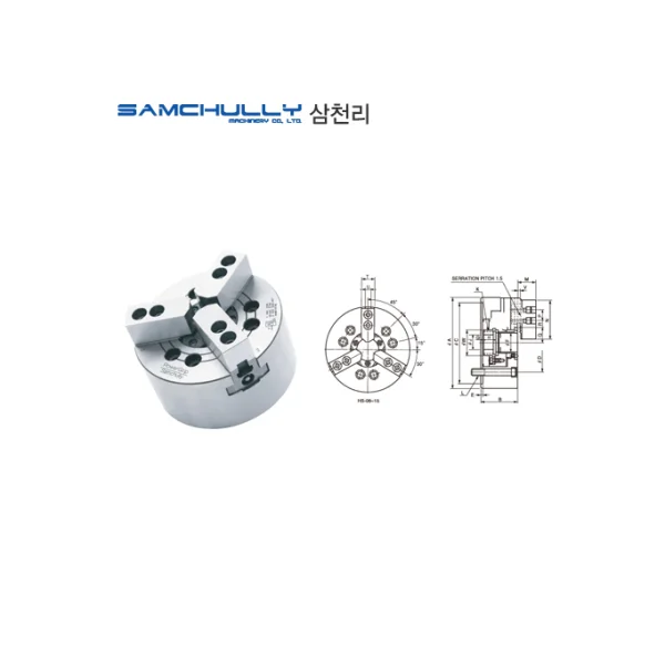 Samchully High - Speed Hollow Chuck (3 - JAW) HS - 10