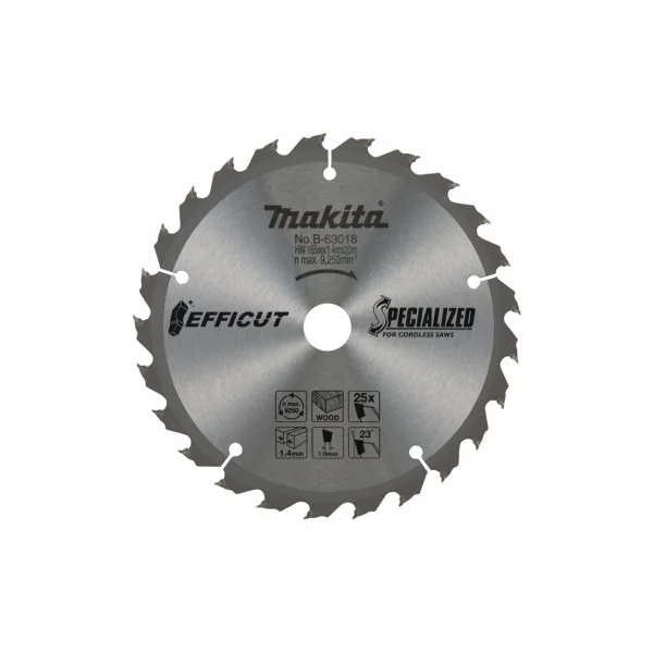 [MAKITA] Circular Saw Blade (6 - inch, Wood, 25T, B - 63018)