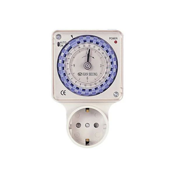 [HANSEUNG] Analog Timer Switch HTS - 24D (Outlet Type)