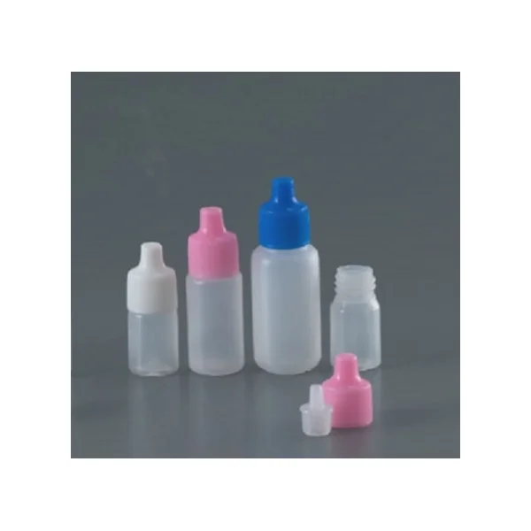 NAMYANG PE Double Cap Eyedrop Bottle 10cc (Translucent/ Cylindrical, 500 pcs)