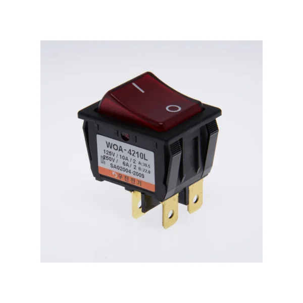 [WOOJIN ELECTRIC] Rocker Switch WOA - 4210L - BR