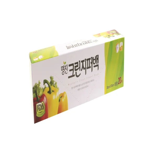 MYUNGJIN Clean Zipper Bag (Large, 20 sheets/ pack)