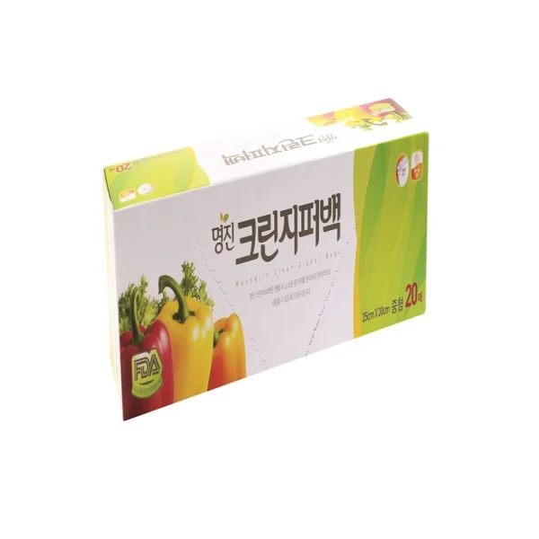 MYUNGJIN Zipper Bag (Medium, 20 sheets/ pack)