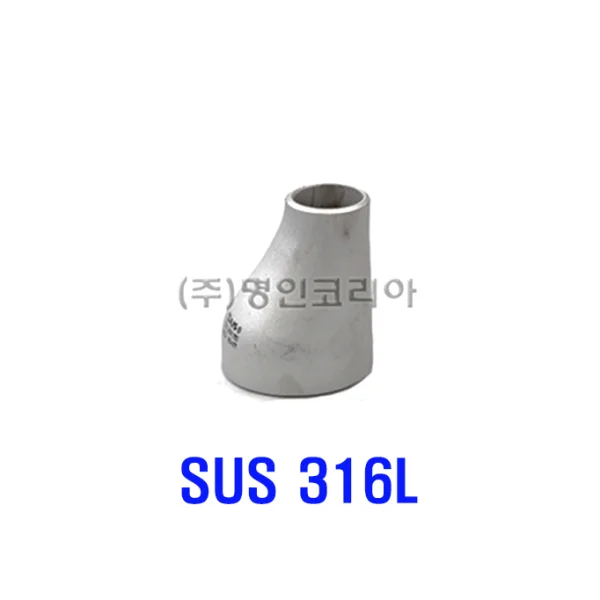 [JINIL BEND] Stainless Steel Welding Reducer (KS/ 316L) (Eccentric) 300x125