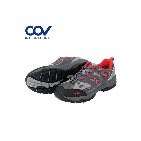 [COV] COV 4 - inch Standard Work Safety Shoes COV - N402 (Gray/ Red, 275mm, Work Shoes)