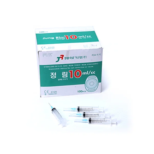 [JUNGLIM MEDICAL] Disposable Syringe 10cc (22G, 1 - 1/ 4 inch, 100 pcs)