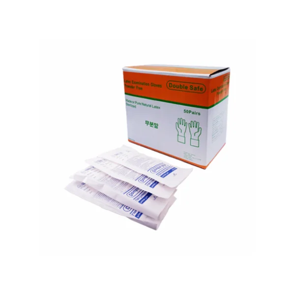 [GAJU HEALTHCARE] Sterilized Gloves (M, 50 Pairs, Powder - Free/ Examination, KJ - JJ - SE)