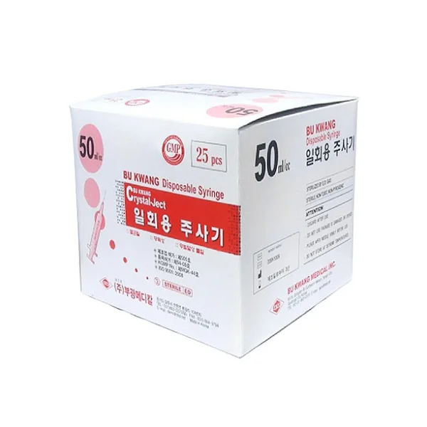 [BUKWANG MEDICAL] Disposable Syringe 50cc (21G, 1 - 1/ 4 inch, 25 pcs)
