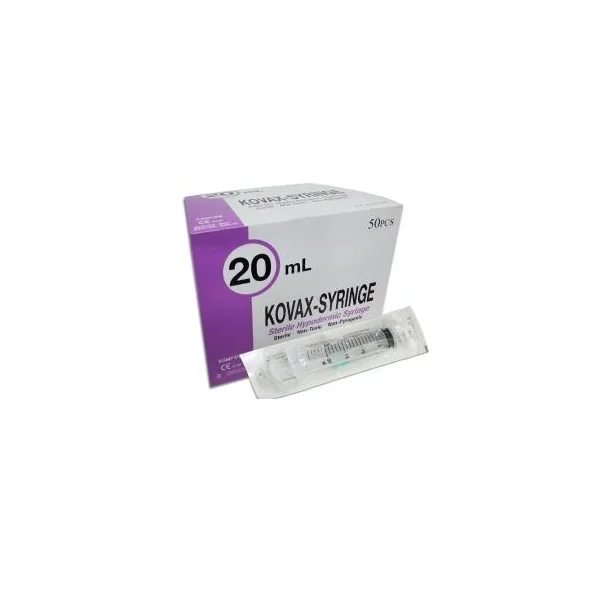 KOREA VACCINE Disposable Syringe 20cc (23G, 1 - inch, 50 pcs/ PACK)