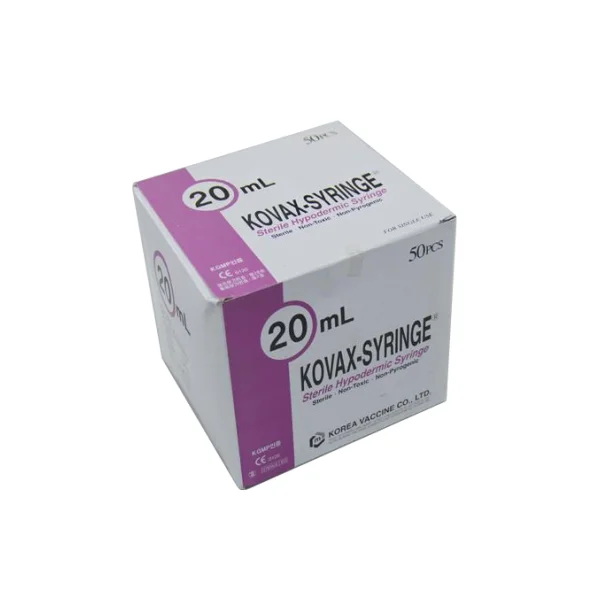 KOREA VACCINE Disposable Syringe 20cc (18G, 1 - 1/ 2 inch, 50 pcs/ PACK)
