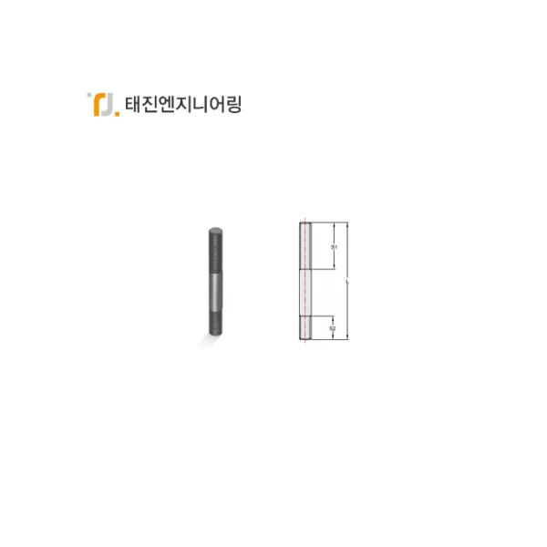 TAEJIN ENGINEERING Stud Bolt SB 22*125