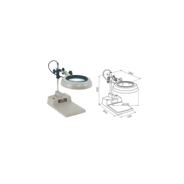 [OTSUKA] LED Magnifying Lamp Stand Type (SKKLB - 6X) 6X/ 220V