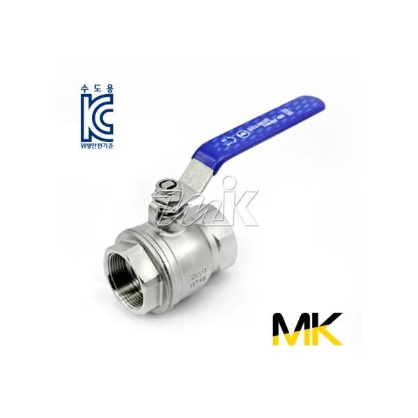 [MK] STAINLESS PREMIER BALL VALVE - 2PC (MK) FULLBORE (20A/ 10kg/ ㎠, 1 pc)