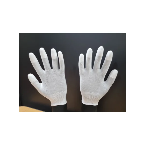 A - ONE SAFETY Fingertip Coated Gloves (White/ S)
