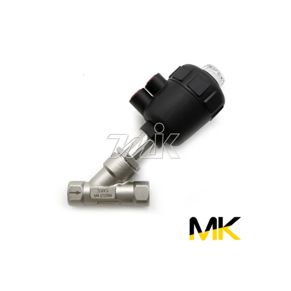 [MK] Pneumatic Y Angle Valve (304) MK - Single (25A/ 10kg/ ㎠, 1 pc)