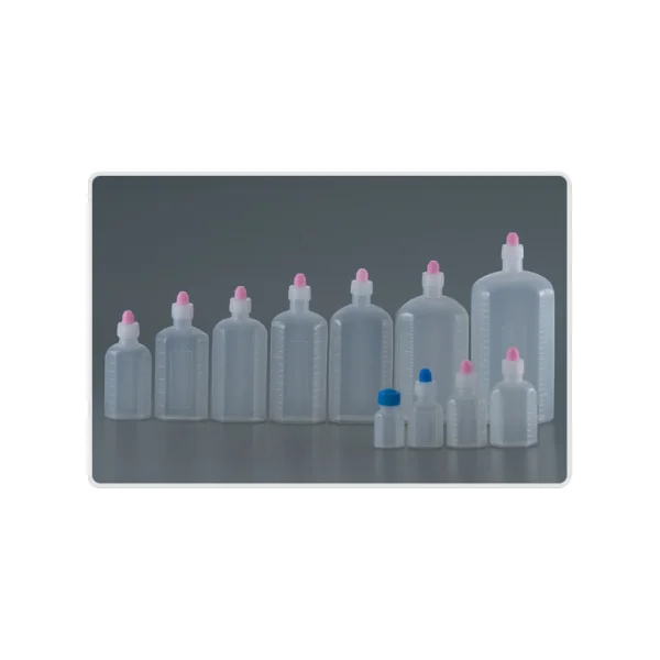 [NAMYANG PLASTIC] PE Double Cap Dispensing Bottle 500ml (Translucent, 50 pcs)