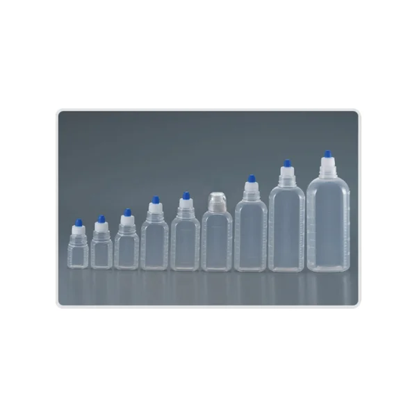 [NAMYANG PLASTIC] PP Cup Double Cap Dispensing Bottle 500ml (Translucent, Cup Cap Combined, 50 pcs)
