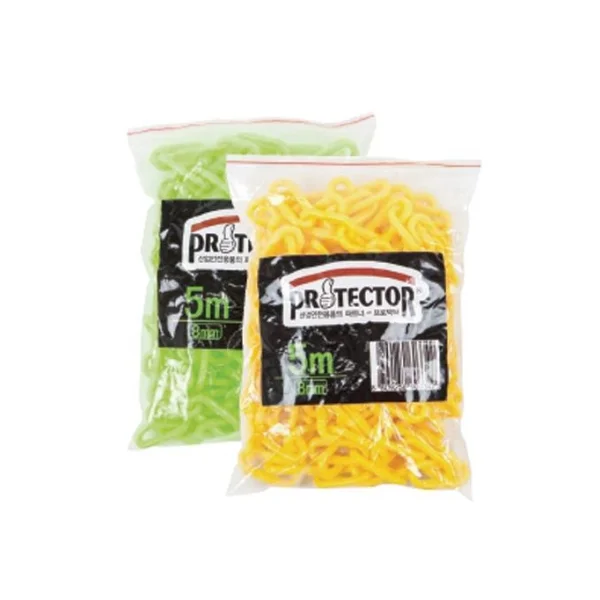 PROTECTOR Plastic Chain (8mm x 5m, Fluorescent, Pack Type)